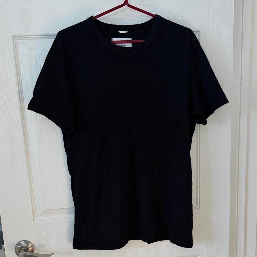 Reigning Champ Black Short Sleeve Tee